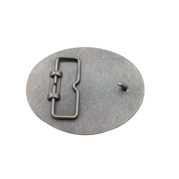 Vintage EXXON Belt Buckle, ESSO Put A Tiger In Your Tank Gas and Oil Advertising - Picture 2 of 2